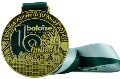 Medaille op basis van een foto