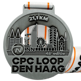 Marathon medaille CPC Loop Den Haag