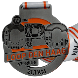 Marathon medaille CPC Loop Den Haag