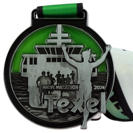Halve Marathon Texel medaille