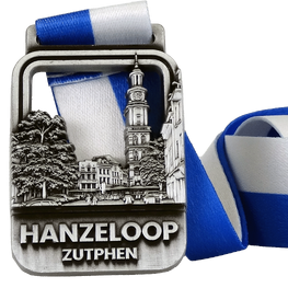 Hanzeloop Zutphen medaille