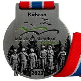 Kids run medaille Midwinter