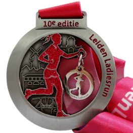 Ladies Run medaille Leiden