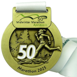 Midwinter Marathon Apeldoorn medaille