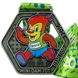 Mini Dam tot Damloop medaille