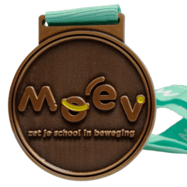 Charity medaille Kom in beweging voor je school MOEV