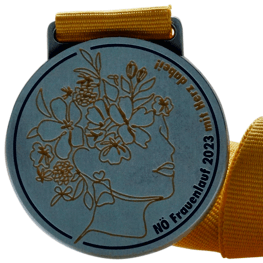 Ladies run medaille NÖ Frauenlauf