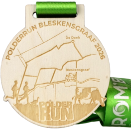 Polderrun Bleskensgraaf medaille