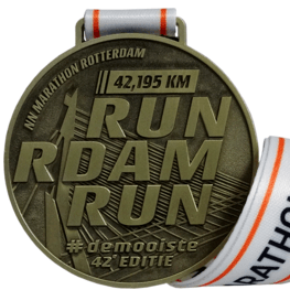 Marathon medaille Rotterdam
