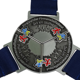 3x4 Team Staffel medaille