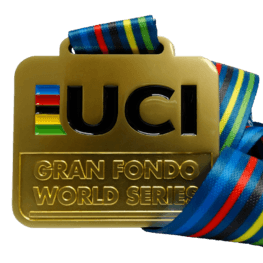 Toertocht fietsen medaille UCI Grand Fondo World Series