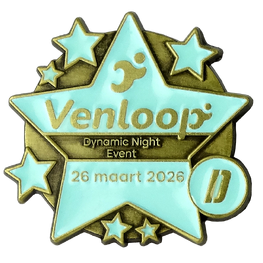 Venloop Dynamic Night Event pin