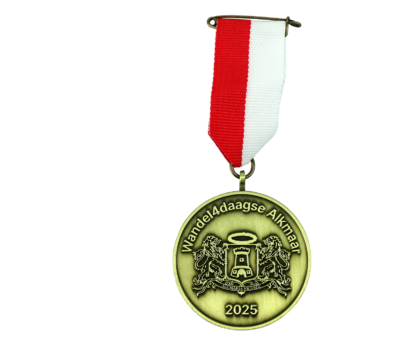 Medaille op de borst