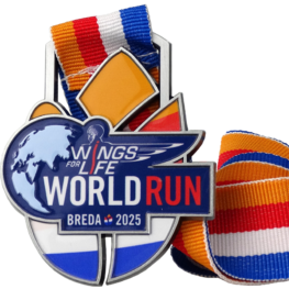 Wings for Life Breda medaille