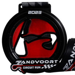 Glas in lood medaille Zandvoort Circuit Run